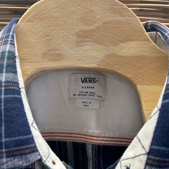 Vans Off the Wall Plaid Long Sleeve Extra Large (XL) - Picture 4 of 6